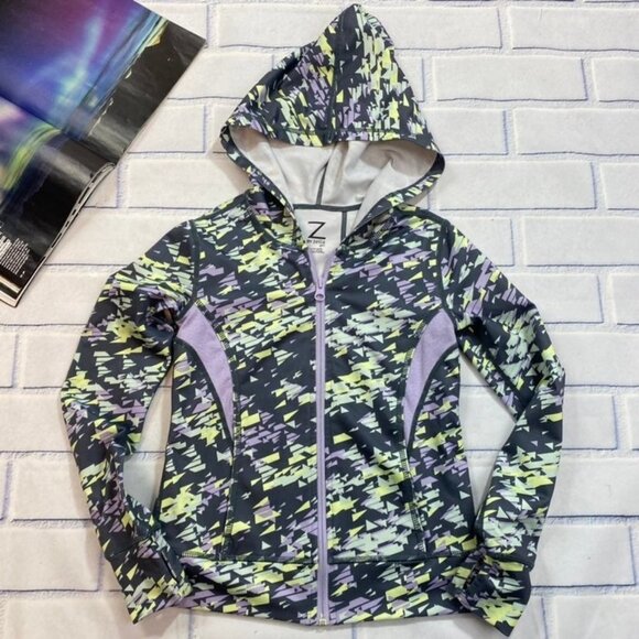 Zella Girls Lightweight Athletic Jacket Full‎ Zip - Picture 1 of 11